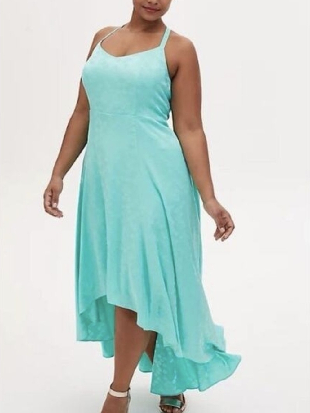 Torrd Ariel High-Low Slip Dress